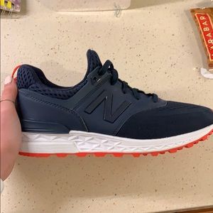 new balance 574 size 8.5 running sneaker blue